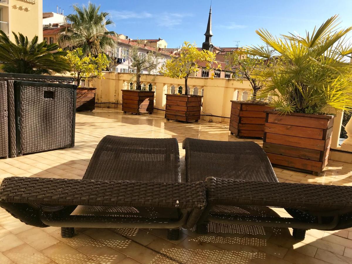 מנטון Appartement Terrasse Dans Palace Belle Epoque מראה חיצוני תמונה