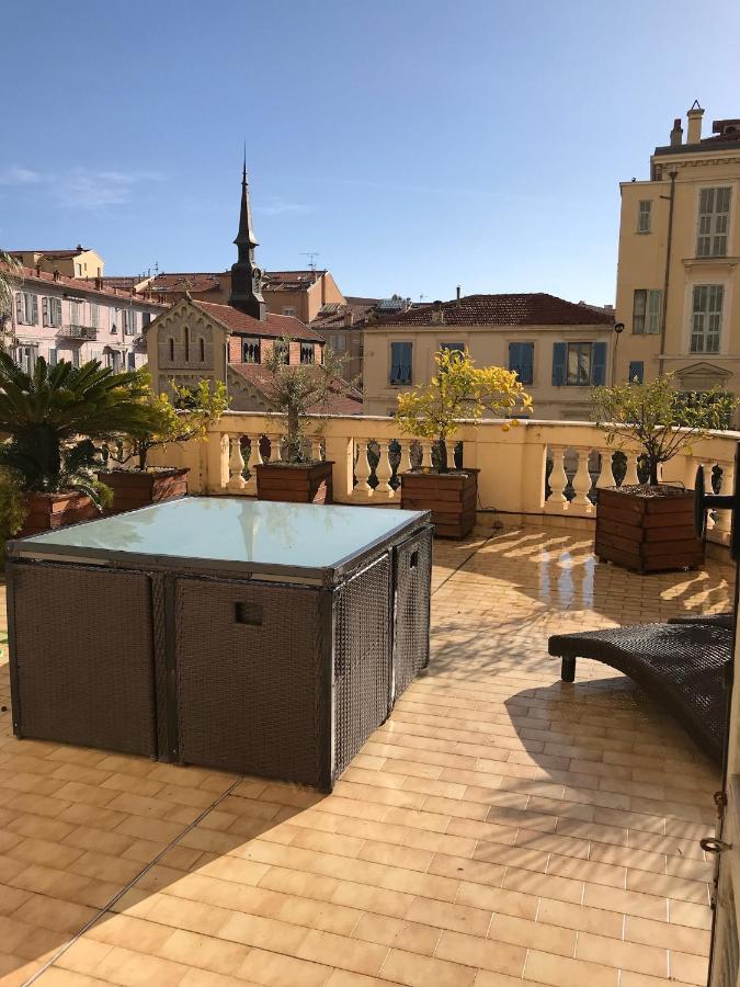 מנטון Appartement Terrasse Dans Palace Belle Epoque מראה חיצוני תמונה