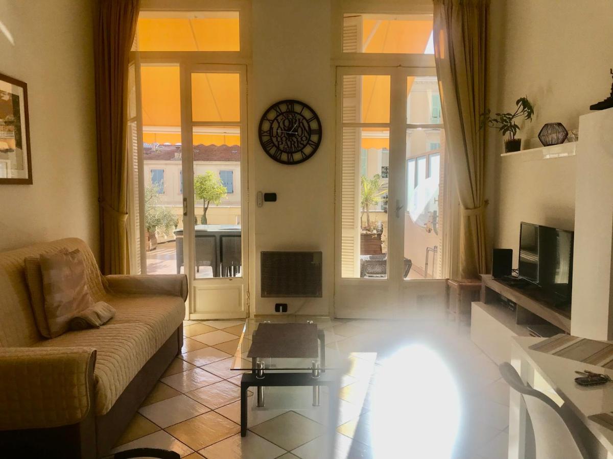 מנטון Appartement Terrasse Dans Palace Belle Epoque מראה חיצוני תמונה