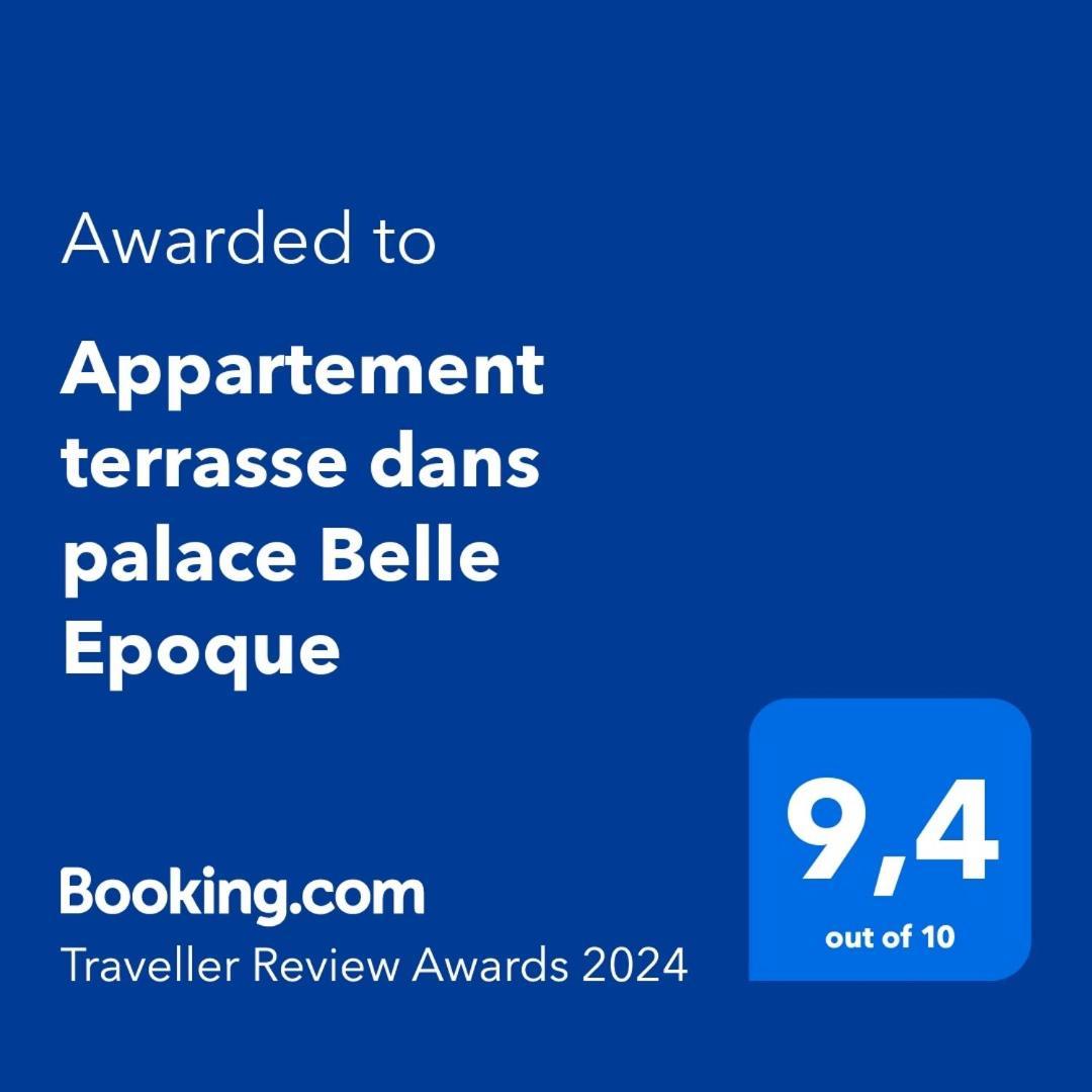 מנטון Appartement Terrasse Dans Palace Belle Epoque מראה חיצוני תמונה